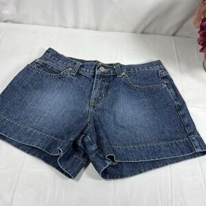 Vintage Bongo Denim Shorts Women's Sz 7 Low‎ Rise 4"Inseam Jean Shorts